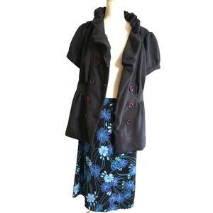 Black Double Breasted Jacket